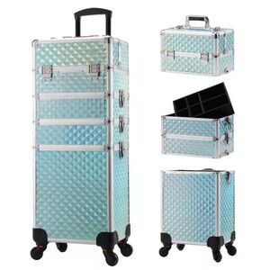 Holographic Rolling Makeup Organizer